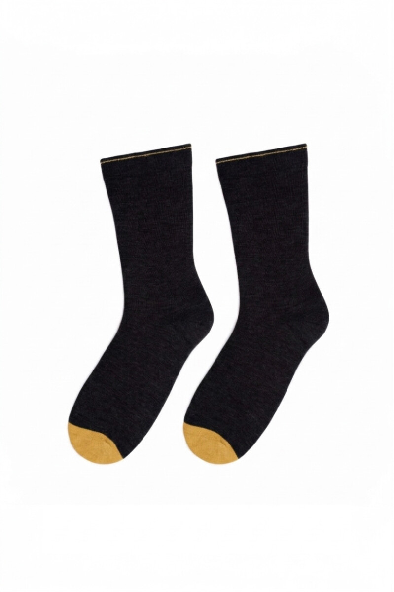 Medias lisas - negro 