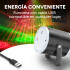 Proyector Luces Laser 8 En 1 Iluminación Fiestas Discoteca Color Negro