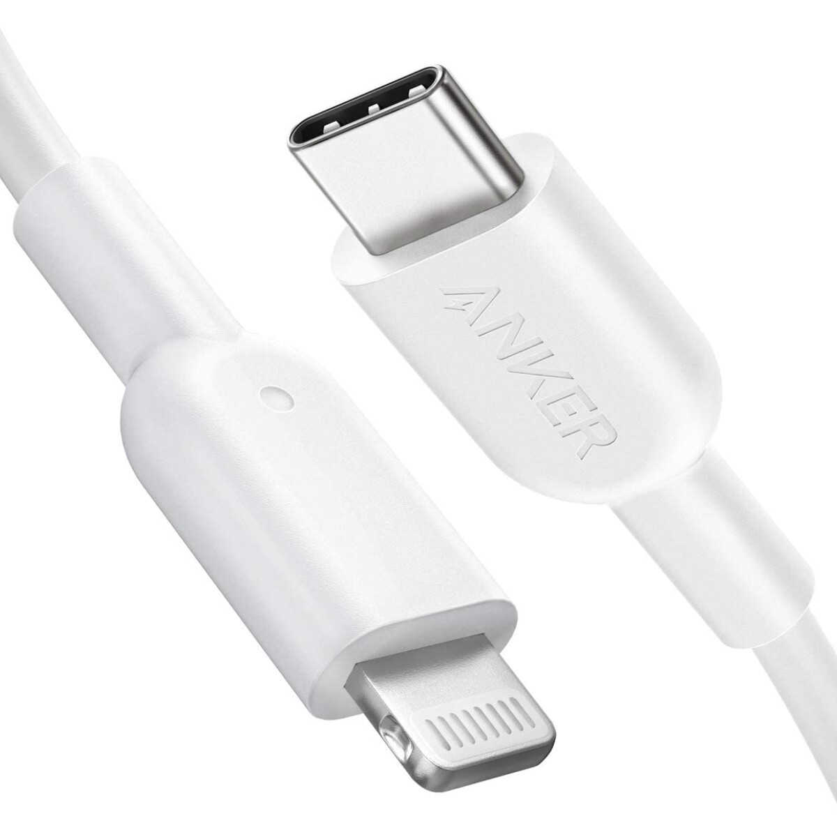 Anker powerline select usb-c with lightning connector 0.9m Blanco
