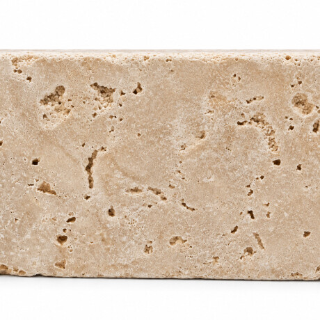 Revestimiento de Piedra Natural Travertino Light Commercial 7.5 x 15 cm Revestimiento de Piedra Natural Travertino Light Commercial 7.5 x 15 cm