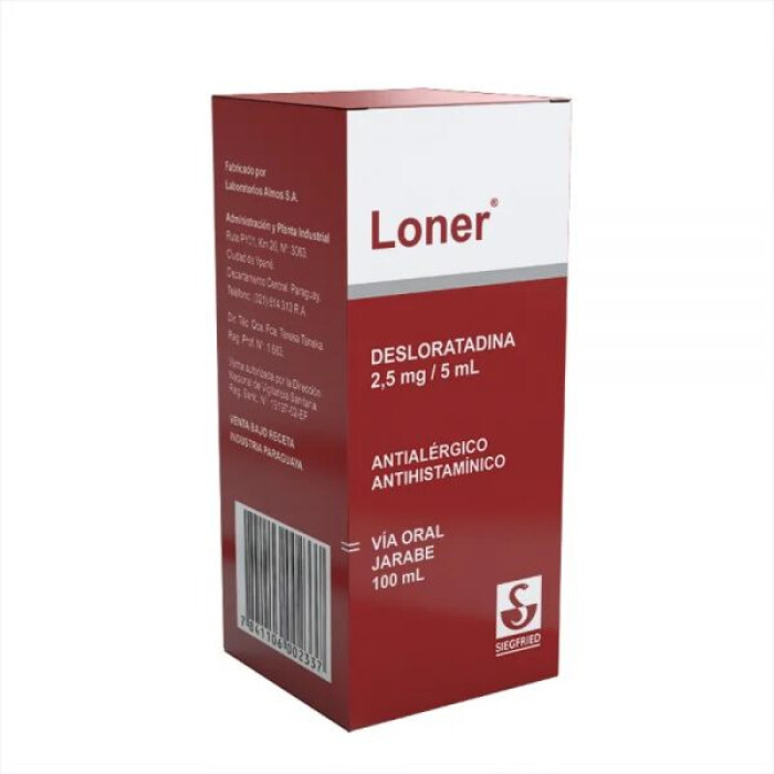 LONER 2,5 MG JBE. FRASCO X 100 ML. única
