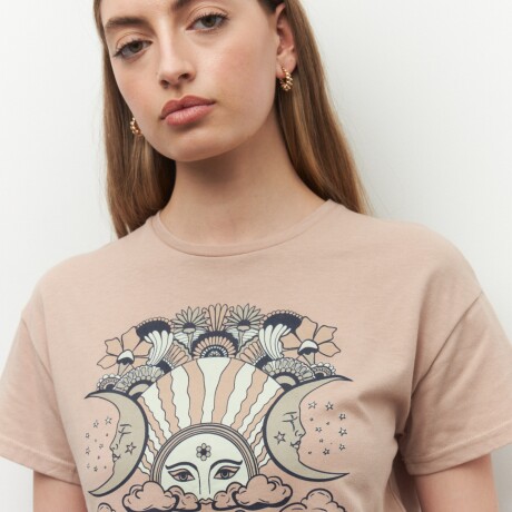 REMERA MOLEC Beige