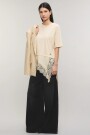 REMERA LACE Crudo