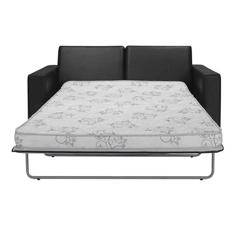 SOFA CAMA 2 PLAZAS - TAPIZADO EN SINTETICO NEGRO SOFA CAMA 2 PLAZAS - TAPIZADO EN SINTETICO NEGRO