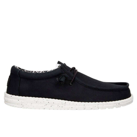 Zapatos Hey Dude Wally Canvas Slip Negro