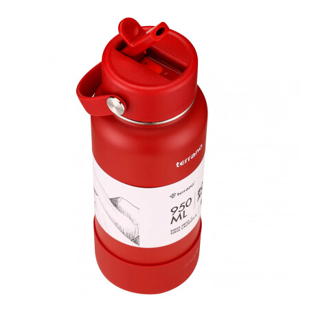 Botella Térmica Terrano 950ML con Pico ROJO