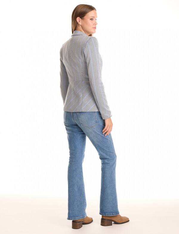 Blazer Jacquard BLANCO/MULTI