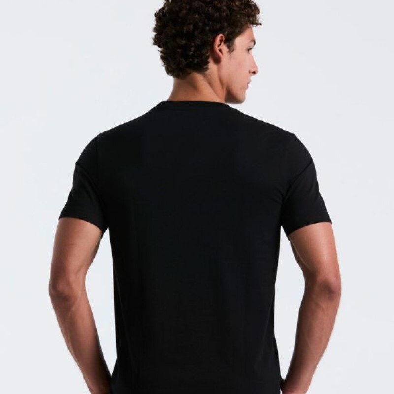 Remera Jrsy Tee Sticker Penguin Negro