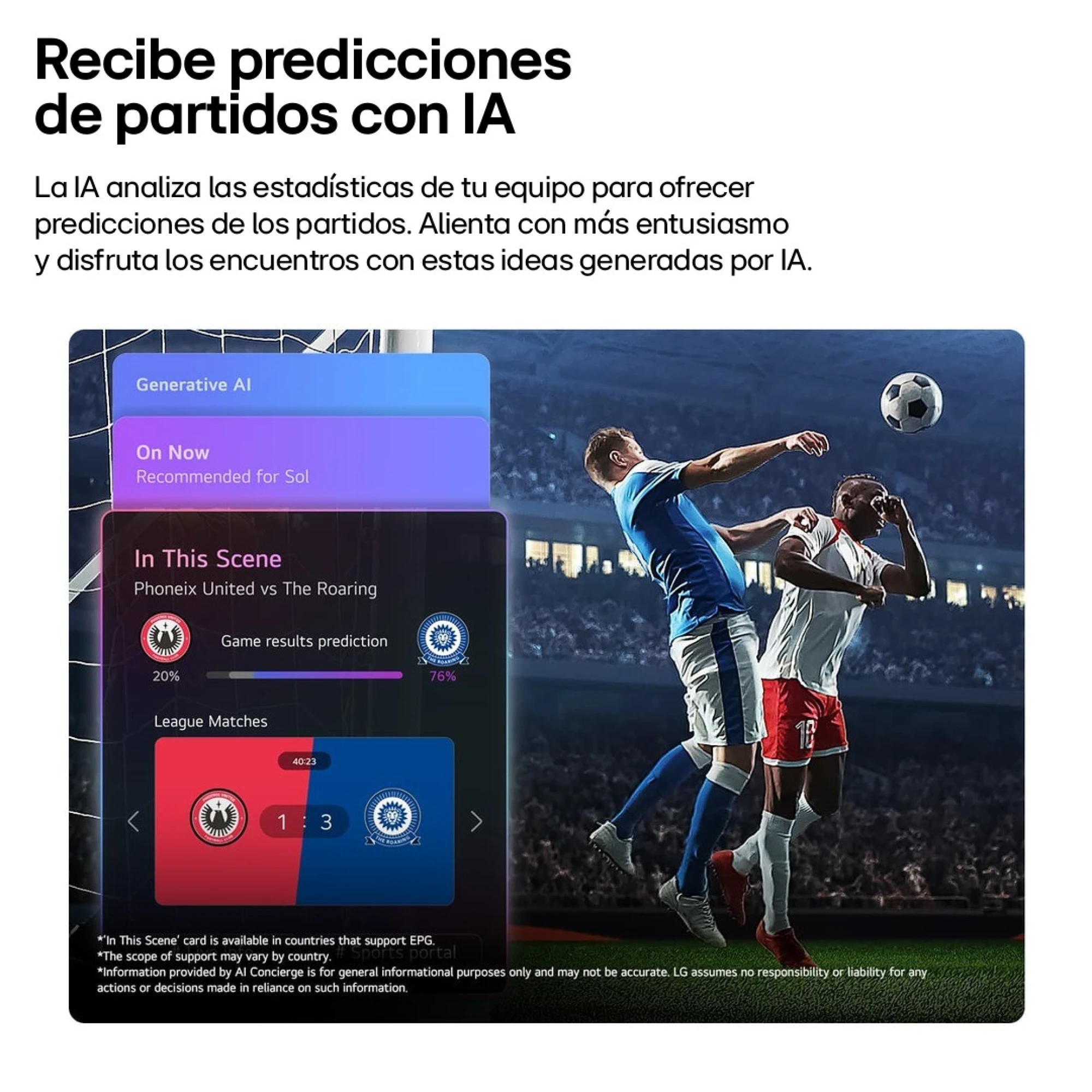 Predicciones de partidos con IA