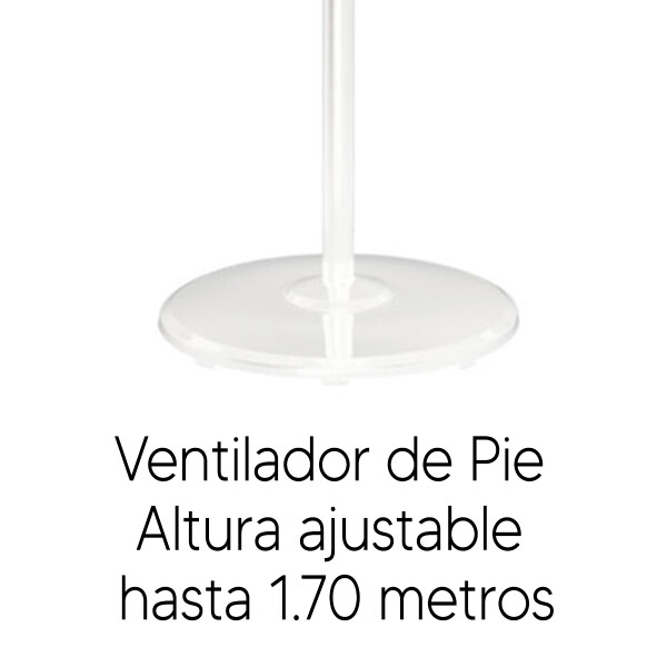 Ventilador De Pie Enxuta Vpenx920 1.70 Mts BLANCO