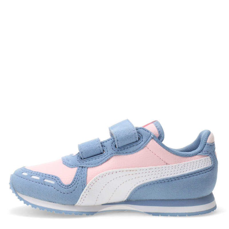 Championes de Niños Puma Cabana Racer SL 20 V Rosado - Blanco - Celeste