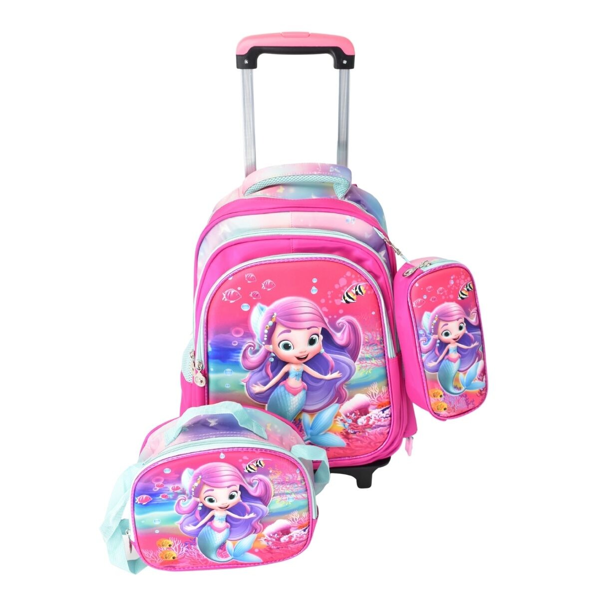 MOCHILA CON CARRITO - FUCSIA 