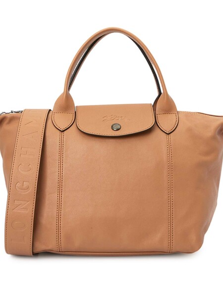 Longchamp -Cartera de cuero plegable, Le pliage cuir Camel