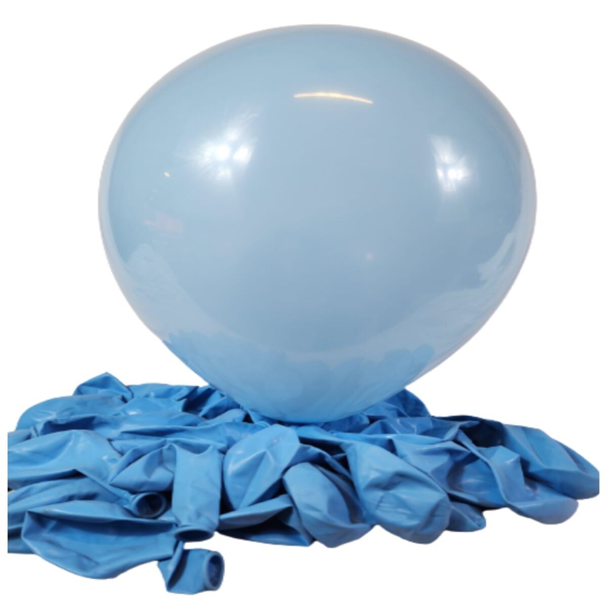 Globo Liso x50 Und Fessta - Celeste 