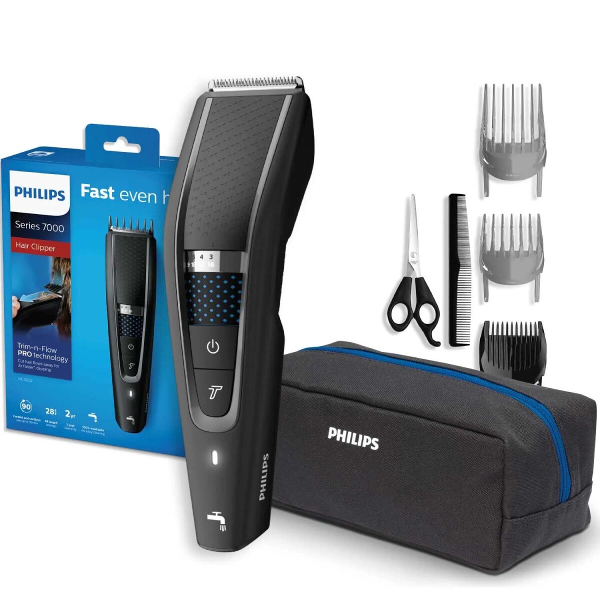 Corta Pelo Philips HC5632/15 Inalámbrica 