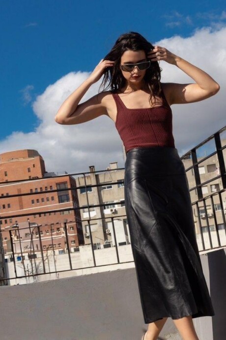 Falda Malta Negro