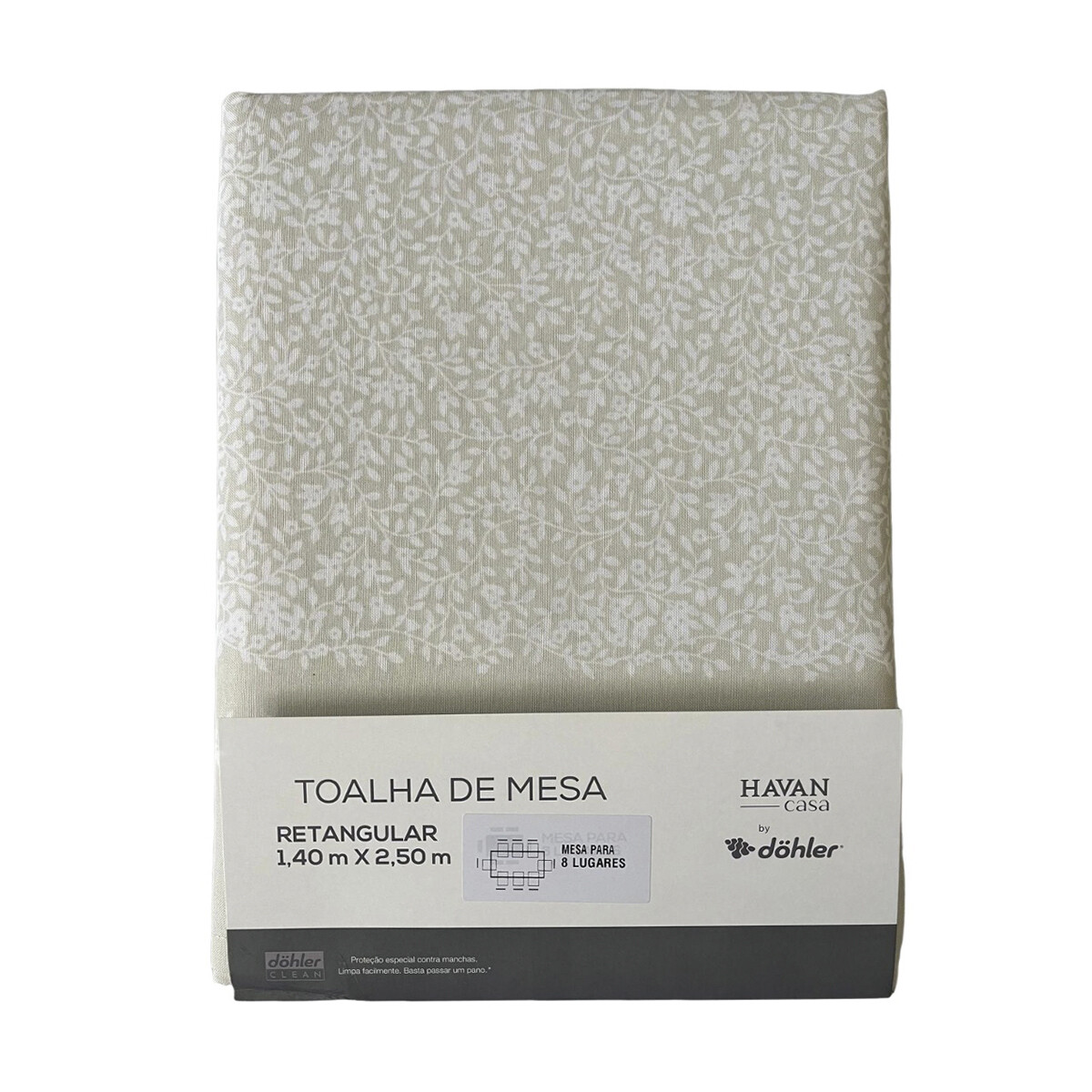 Mantel Redondo Clean Athenas Dohler 160 cm - BOTANICO 