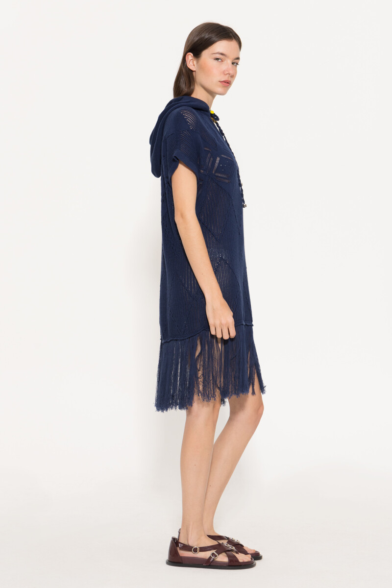 PONCHO ANGELES Azul Marino