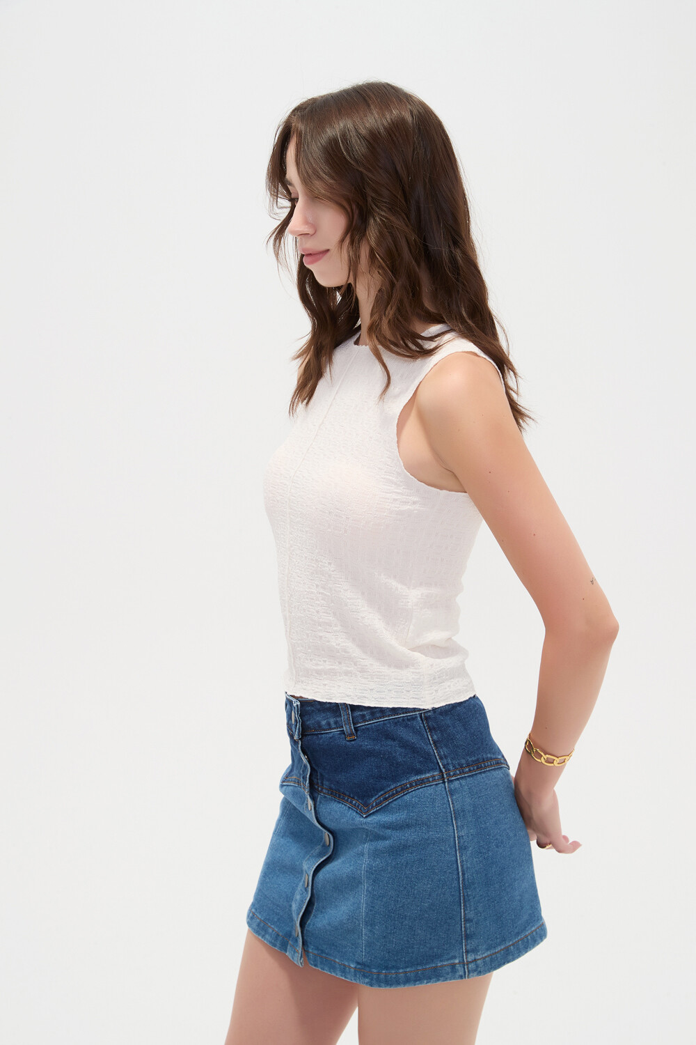 Musculosa Esoli Marfil / Off White
