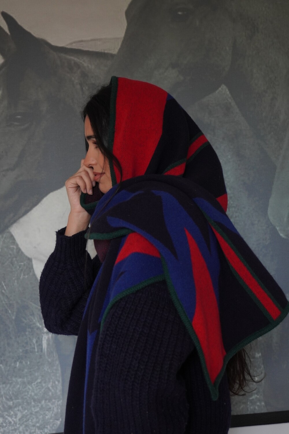 Navajo Scarf Azul