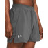 UA LAUNCH 5'' SHORTS-GRN GRY-025