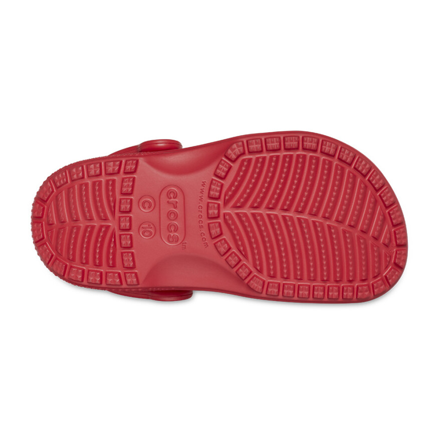 Crocs Classic Clog Niños 1 a 5 años Varsity Red