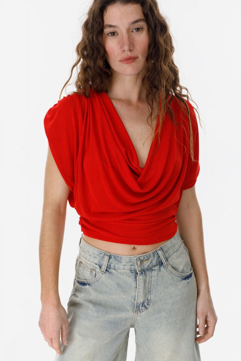 Top Mola Rojo