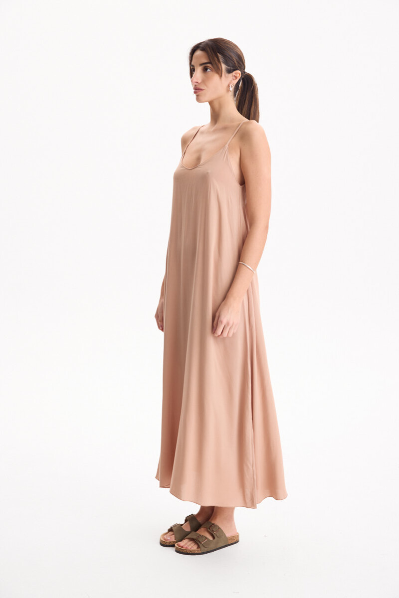Vestido Springs Beige