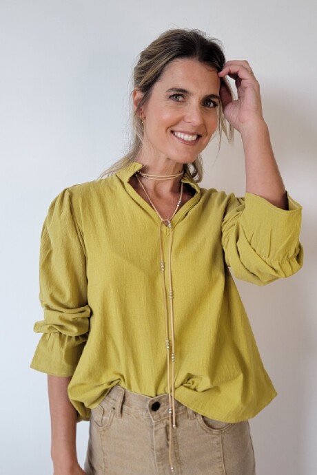 Blusa Copenhague Pistacho