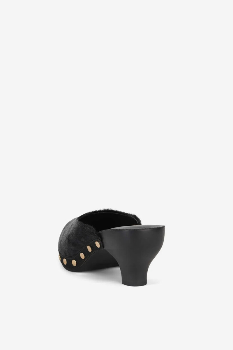 Clog con taco Negro