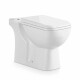 Inodoro Para Mochila Blanco Brillo De Porcelana Sanitaria Aqualia Linea Malawi Descarga 25 Cms Al Piso