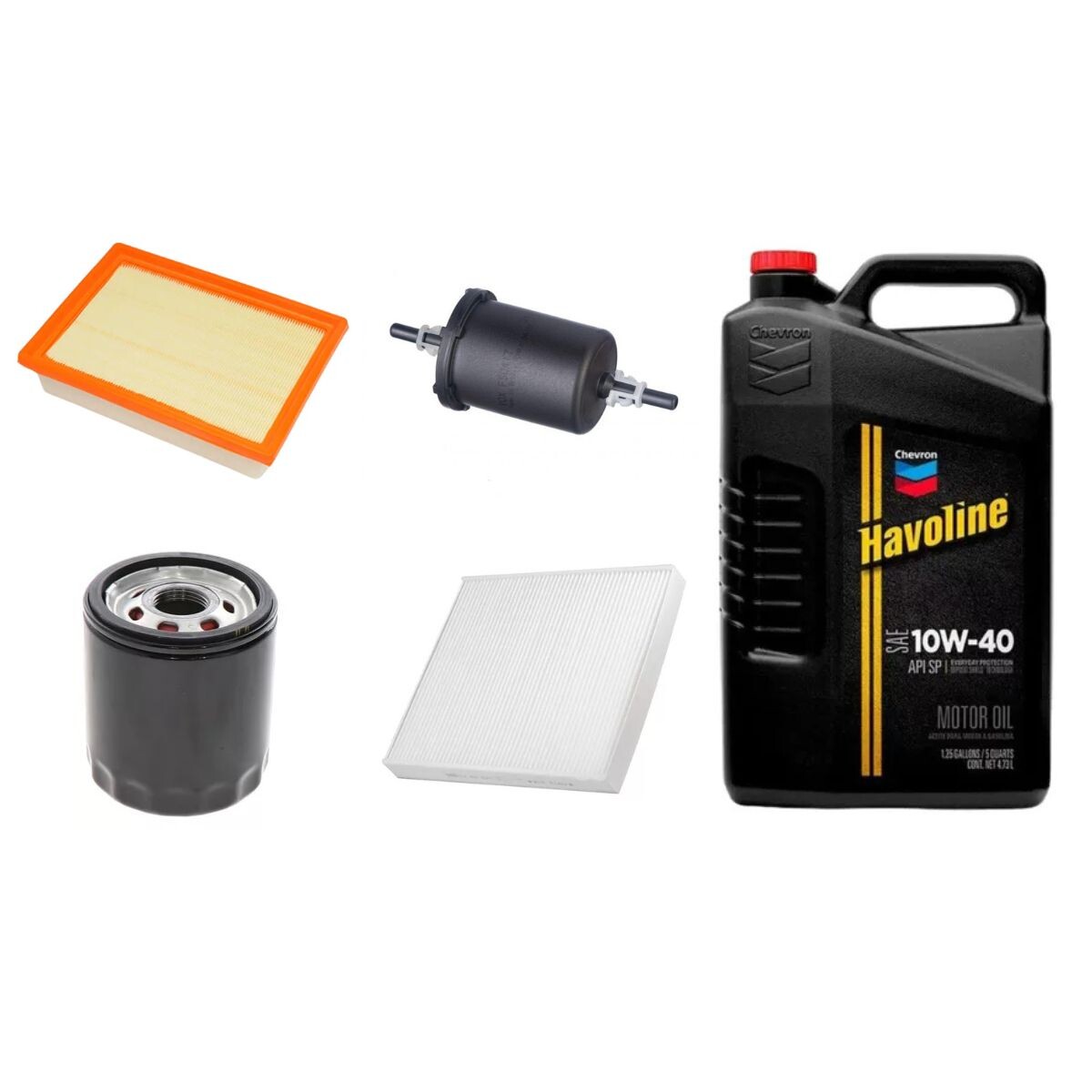 KIT DE FILTROS Y ACEITE 10W40 TEXACO 