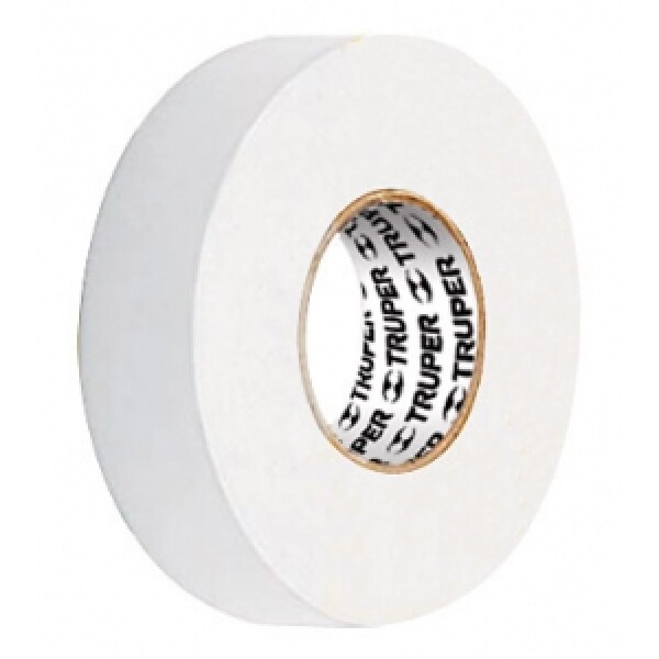 Cinta Aisladora 19mm x 18m Truper Blanca