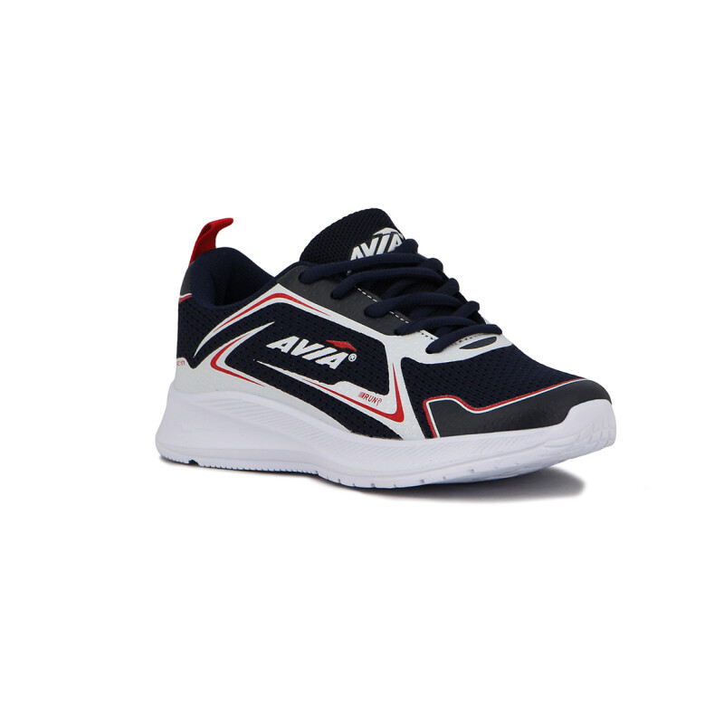 Avia Zapatillas Acordonadas Para Niño Betush- Navy/White Marino-Blanco