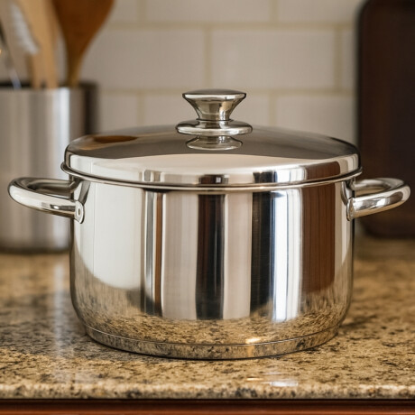 Cacerola inox con tapa Vitrocor 24cm 3.5lts Cacerola inox con tapa Vitrocor 24cm 3.5lts