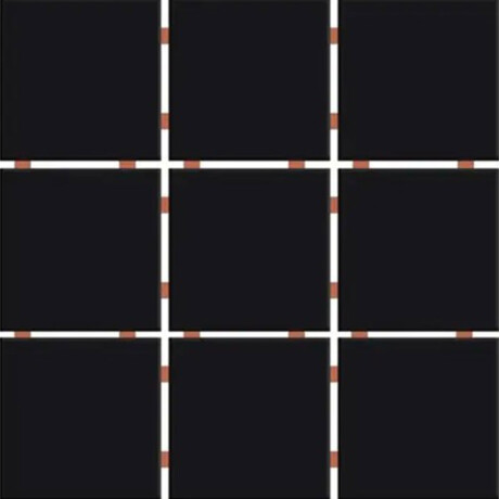 REVESTIMIENTO EN MALLA DE PIEZAS 10X10 NEGRO ACETINADO GAMAS DE NEGRO