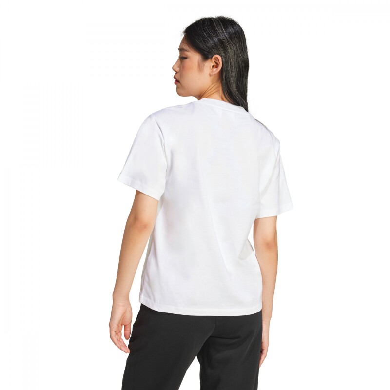 Remera Essentials Small Logo Cotton de Mujer Blanco