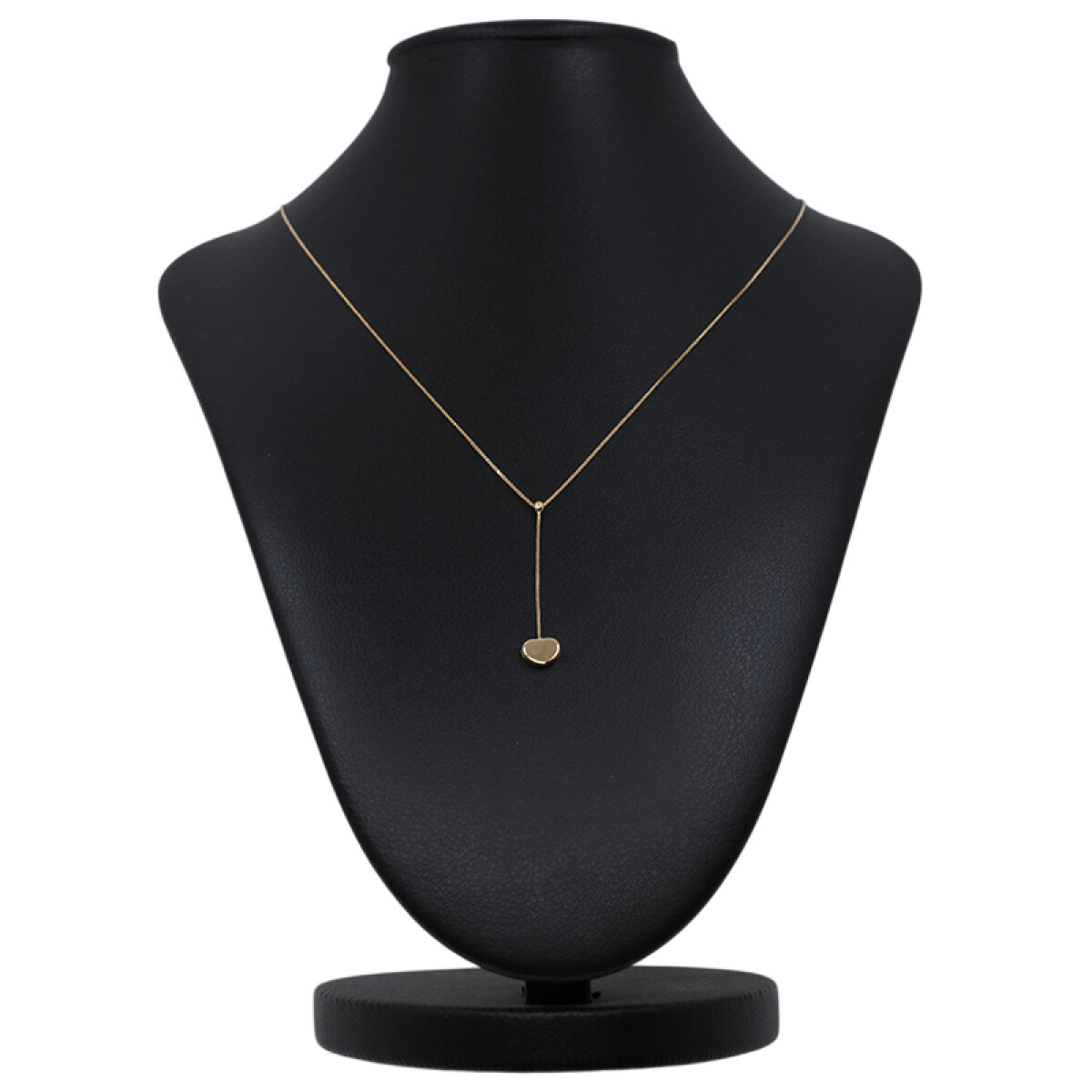 Cadena en oro 18k con dije corazon. Largo 40 cm 