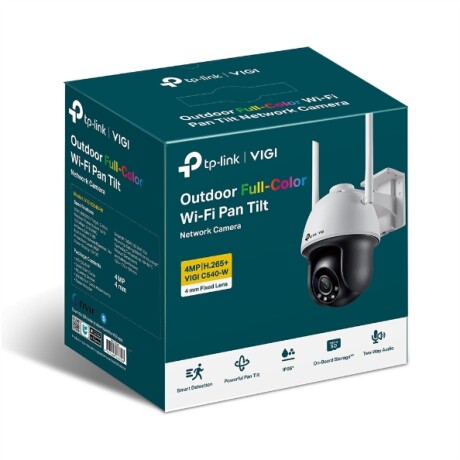 Cámara De Vigilancia TP-LINK C540-W Vigi 4MP Full Color Exterior WiFi IP66 Cámara De Vigilancia TP-LINK C540-W Vigi 4MP Full Color Exterior WiFi IP66