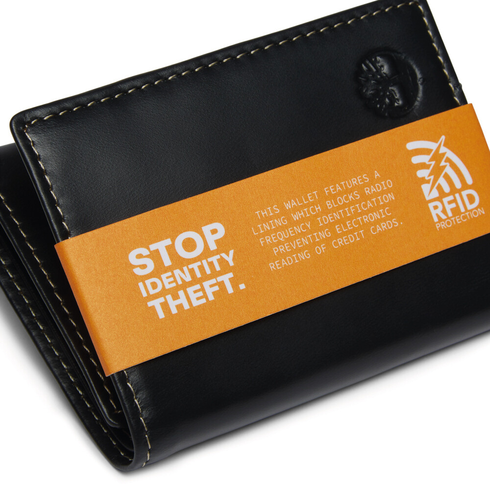 Billetera Smooth Trifold Hombre Black