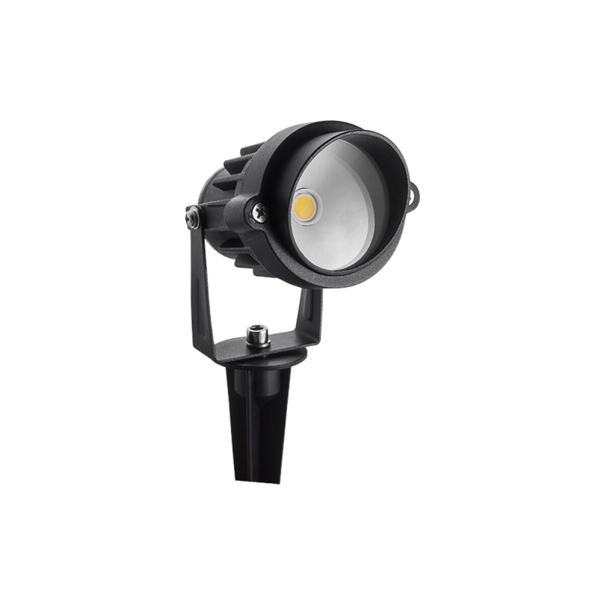 Pincho LED exterior IP65 aluminio negro 6W 3000K - AO1125 