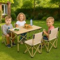 Juego Infantil de Mesa y 4 Sillas Juego Infantil de Mesa y 4 Sillas