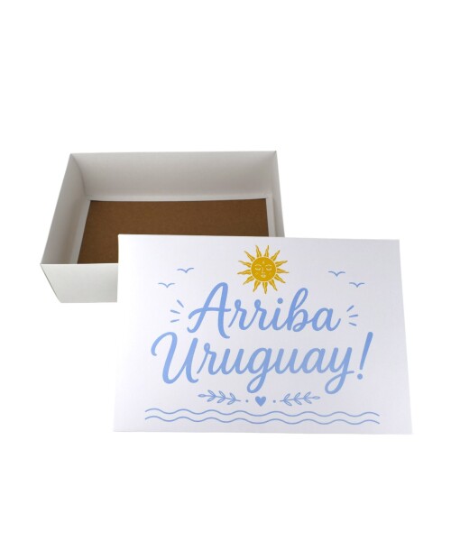 Caja Rectangular Impresa 20x30x9 cm - URUGUAY Caja Rectangular Impresa 20x30x9 cm - URUGUAY