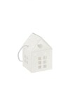 Caja casita c/cordon 10x10x9 cm. - BLANCO Caja casita c/cordon 10x10x9 cm. - BLANCO