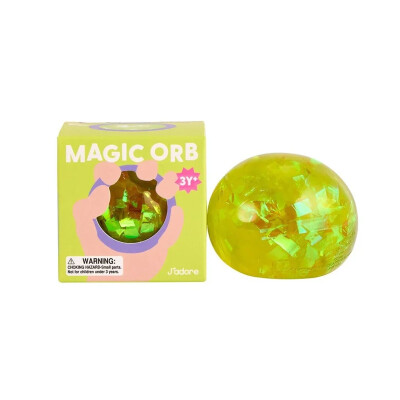 Pelota Squish Sensorial Jadore Amarillo