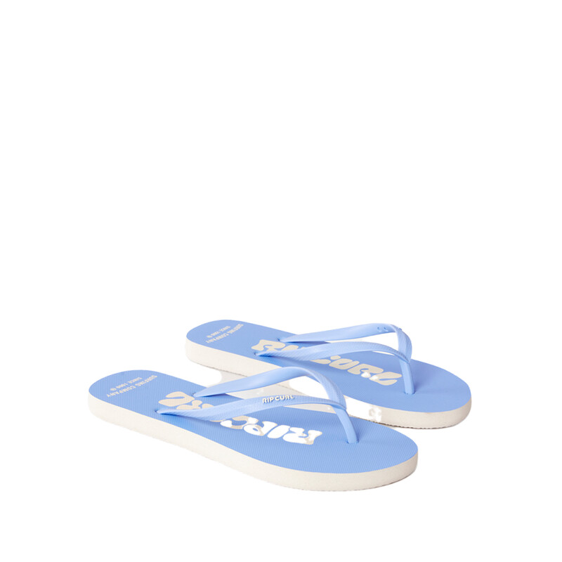 Ojotas Rip Curl Icons Of Surf Bloom Open Toe - Celeste Ojotas Rip Curl Icons Of Surf Bloom Open Toe - Celeste