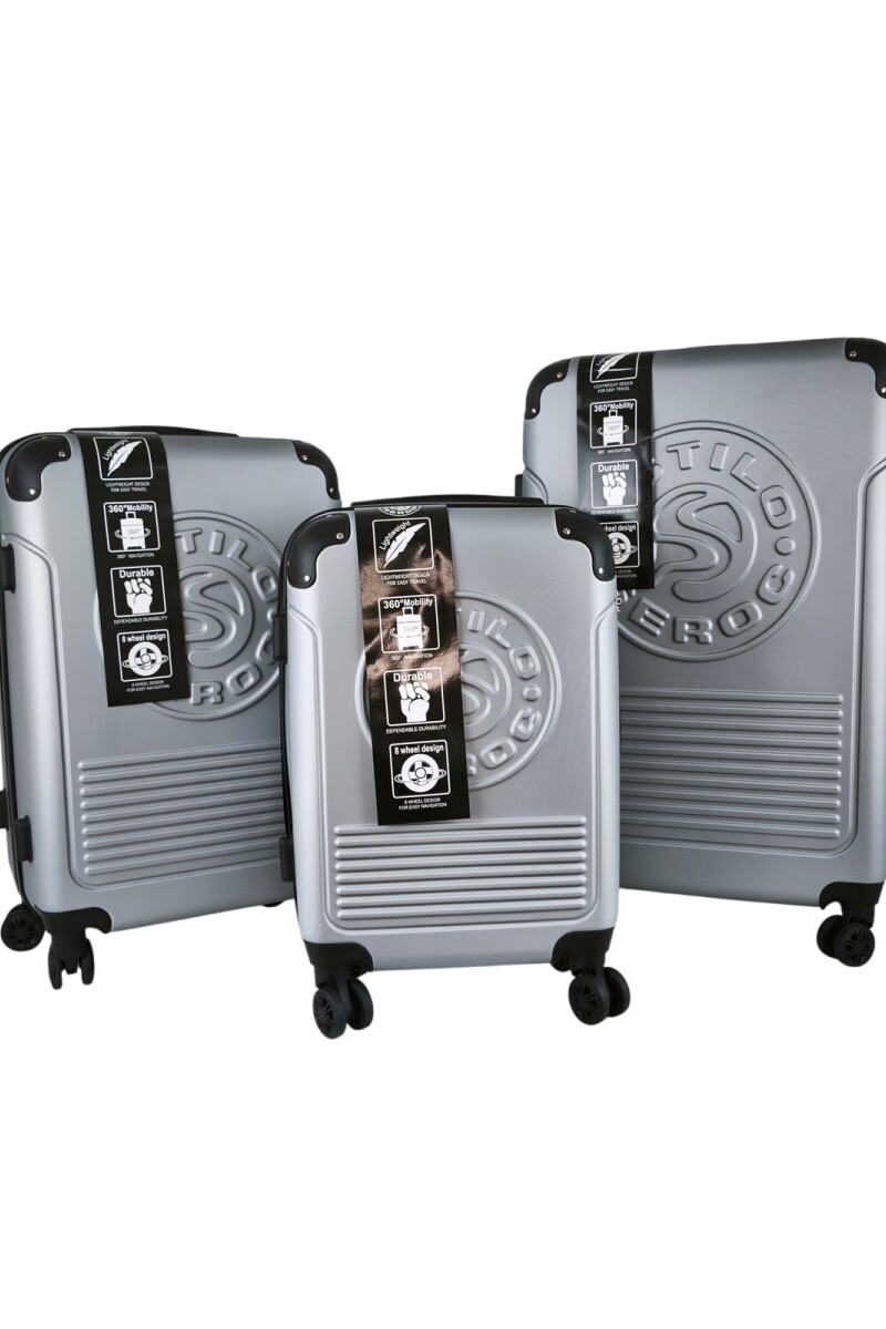 Set valijas ABS Gris