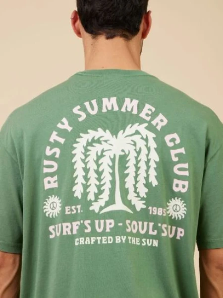 T-SHIRT RUSTY SAITES VERDE