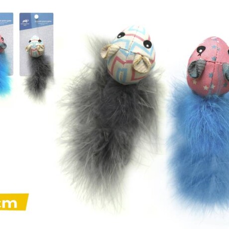 JUGUETE GATO RATON TELA 14CM ANIMAL PLANET (POR UNIDAD) Juguete Gato Raton Tela 14cm Animal Planet (por Unidad)