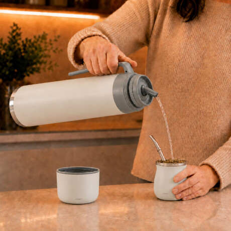 Set Matero Bologna Termo 1L + Mate Térmico Acero Inoxidable Greinge
